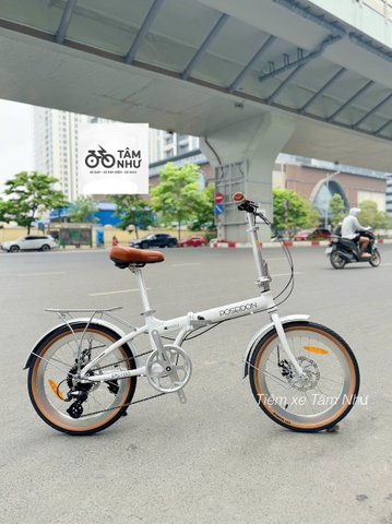 Xe Đạp Gấp Poseidon - PS103 - Trắng