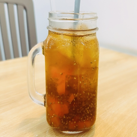 TRÀ ĐÀO HẠT CHIA