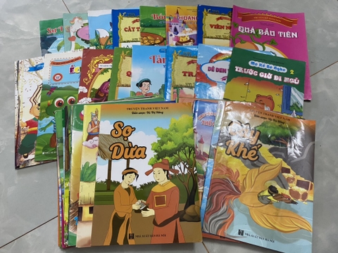 Combo 50 quyển truyện tranh thiếu nhi cho bé từ 3->10 tuổi
