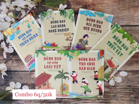 Combo 6 quyển đồng giao cho bé
