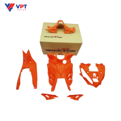 Bộ yếm lườn giữa EX135-2011 / LC135 II - 6 cái màu cam - Doctor