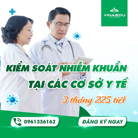 KIỂM SOÁT NHIỄM KHUẨN BỆNH VIỆN 3 THÁNG