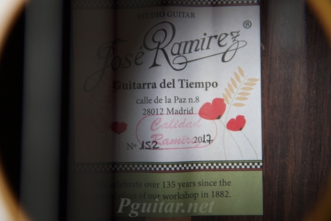 José Ramírez Guitarra del Tiempo kỷ niệm 135 năm - tình trạng như mới