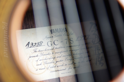 Guitar Yamaha GC-7S sản xuất năm 1977
