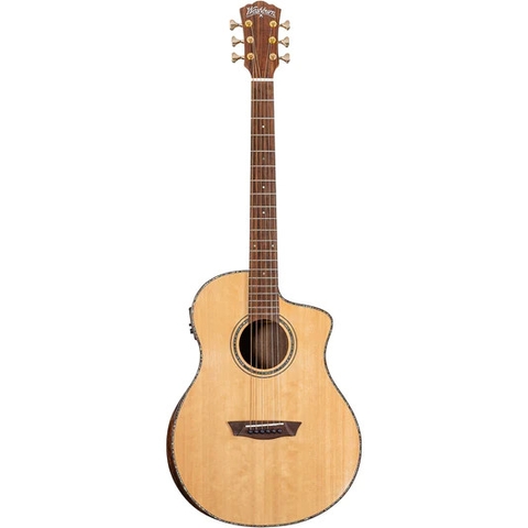 Guitar Acoustic Washburn Bella Tono Allure Elite NATSCE Natural