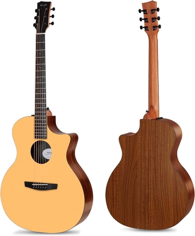 Đàn Guitar Acoustic Enya EGA - EQ hiệu ứng màu gỗ tự nhiên