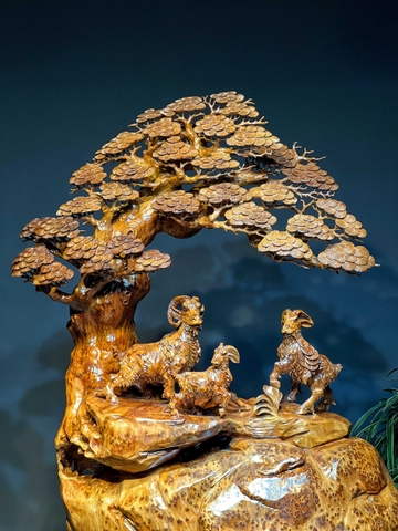 Tam dương khai thái gỗ nu ngọc am đẹp