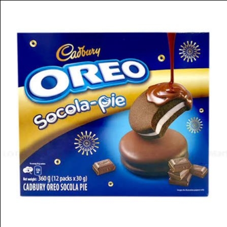 Bánh Oreo hộp mềm Pie tặng 336g/8