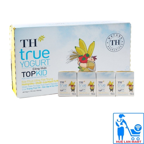 TH chua uống Topkid hương chuối 110ml/48