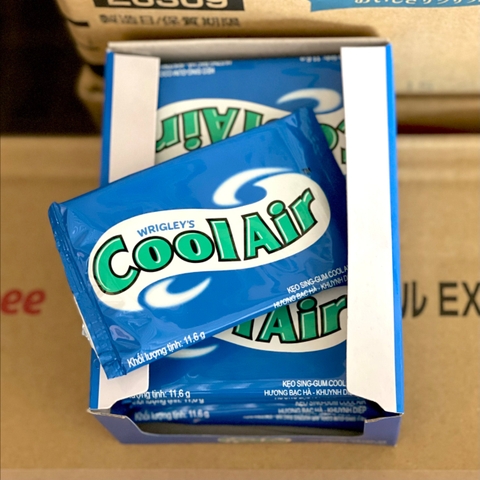 Kẹo cao su CoolAir hàng vỉ 11,6g/12 vỉ