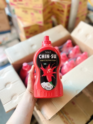 Tương ớt Chinsu 1L thùng to/12 chai