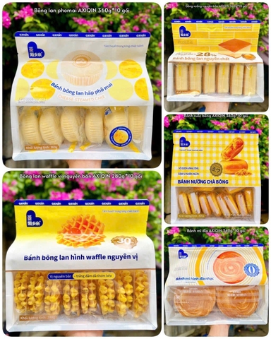 Bánh mỳ bông lan Axiqin 360g/10