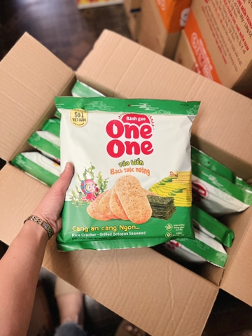 Bánh gạo One One vị tảo biển to 155g/20