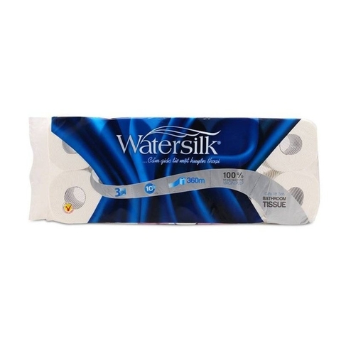 Giấy vệ sinh Watesilk có lõi/10