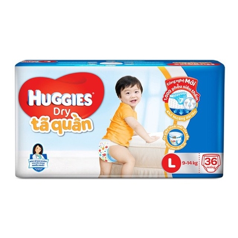 Bỉm - tã quần Huggies size L/4b*36 miếng