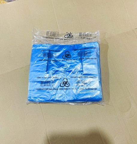 Túi bóng Đại Kim,size 5kg xanh dương