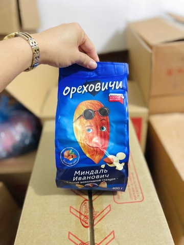 Kẹo Nga Ivan ( mắt kính) xanh mã 544/6