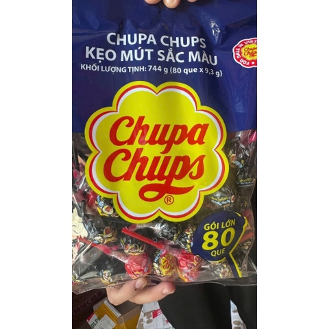 Kẹo mút Chupa Chup sắc màu (đen)/16b*80