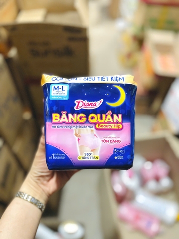 Diana băng quần Beauty hip M-L 5 miếng/24