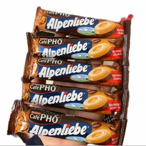 Kẹo thỏi Alpenliebe Cafe sữa/24b*8thỏi