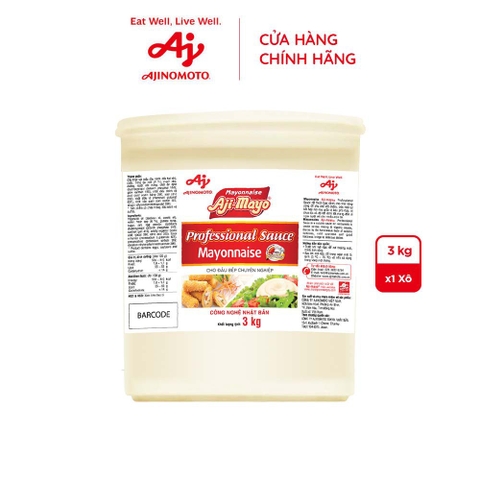 Sốt Mayonnaise-Aji-Mayo Hộp 3kg/4