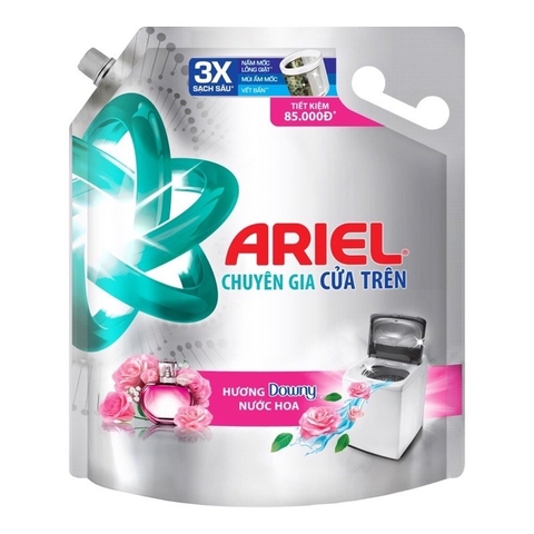 Nước giặt Ariel cửa trên Sạch Bẩn/Nước hoa 3,65L/4