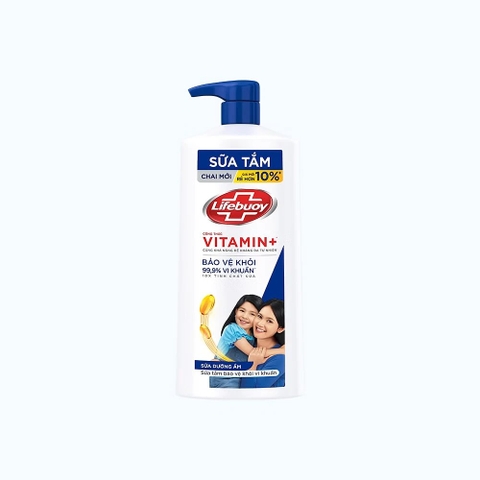 Sữa tắm Lifboy vòi 800ml(+88ml) xanh/12