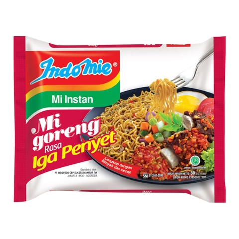 Mỳ xào khô Indomie vị sườn/40 gói
