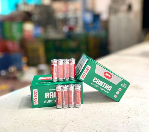 Pin tiểu Con thỏ(hộp xanh)/18 hộp/40 cái