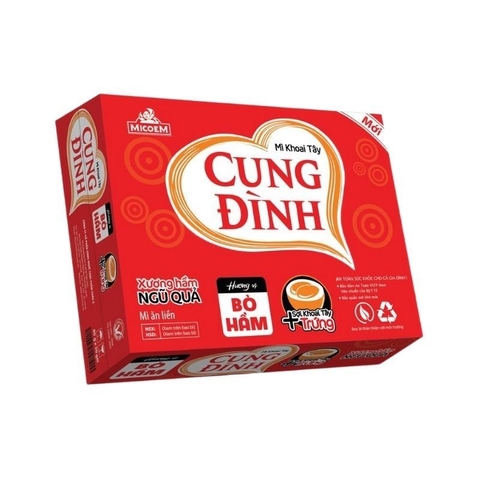 Mỳ cung đình đỏ - bò hầm 79g/30