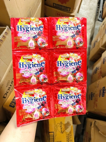 Nước xả vải Hygiene dây đỏ/30d*12gói