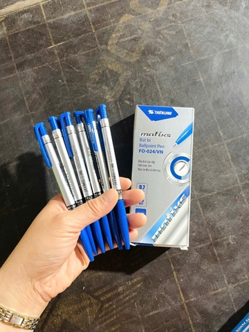 Bút bi Matixs xanh/20c