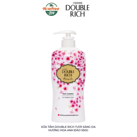 Sữa tắm Double Rich anh đào 550ml/10