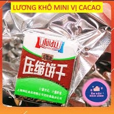Lương khô tàu mini (hồng) túi 0,5kg/10 túi