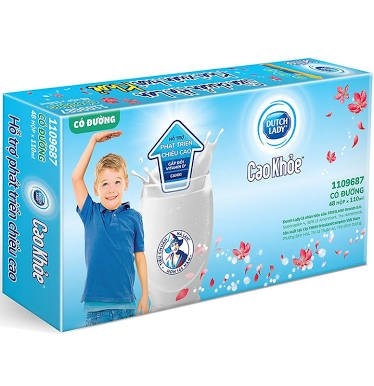 Sữa CGHL cao khỏe trắng 180ml/12 lốc