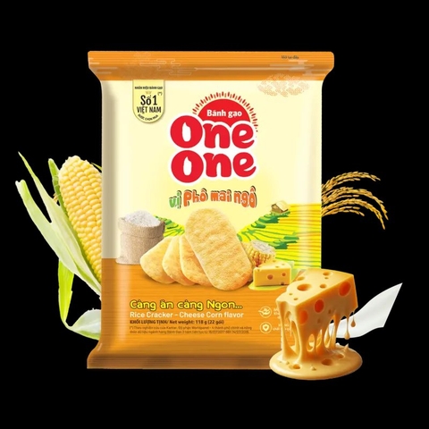 Bánh gạo phô mai One One to 160g/22