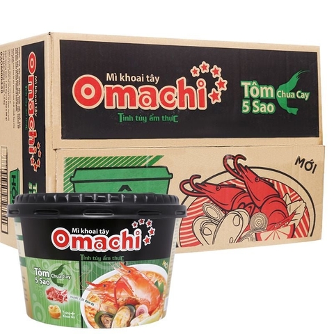 Mỳ Omachi bát tôm chua cay/18