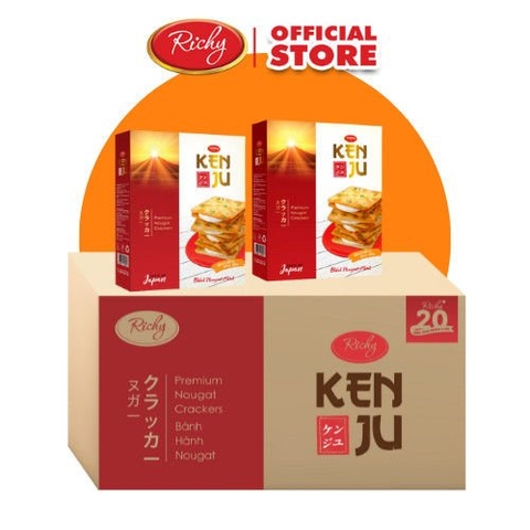 Bánh hành Kenju kem dẻo HỘP 279g/12 hộp