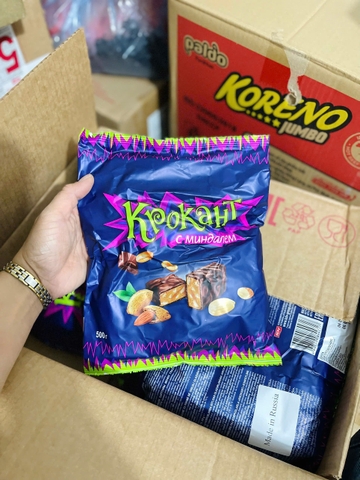 Kẹo Nga tím gói to  HK555/10