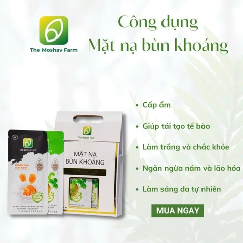 Mặt nạ bùn khoáng 20g/10