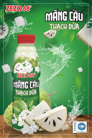 Nước mãng cầu 500ml Zezo 68/24