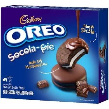 Bánh Oreo hộp mềm Pie 336g/8 hộp