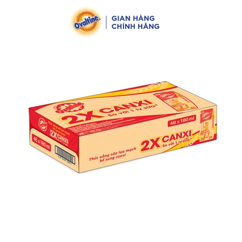 Sữa Ovaltine 2X Canxi 110ml/48 hộp