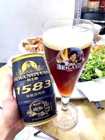 Bia Chaliman đen 1583 Lon 1L/6
