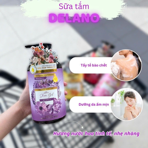 Sữa tắm Delano tím