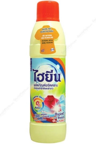 Nước tẩy q.áo màu Hygiene(vàng) Thái Lan 250ml/24 chai