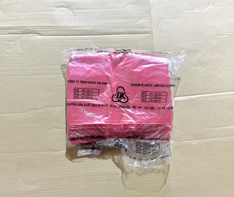 Túi bóng Đại Kim,size 2kg,màu hồng