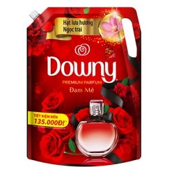 Nước xả Downy đỏ đam mê 2,5L/4 túi