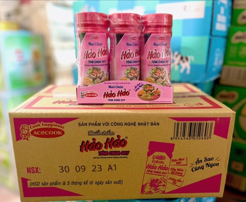 Muối chấm hảo hảo Acecook/4 vỉ*6 lọ