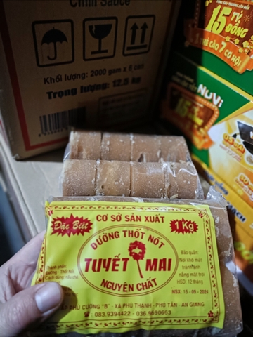 Đường thốt nốt Tuyết Mai gói 1Kg/20 gói